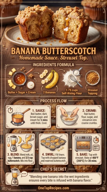 Banana and Butterscotch Muffins