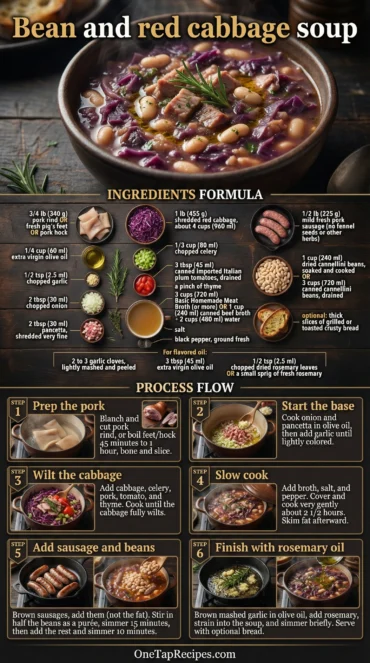 Bean and Red Cabbage Soup