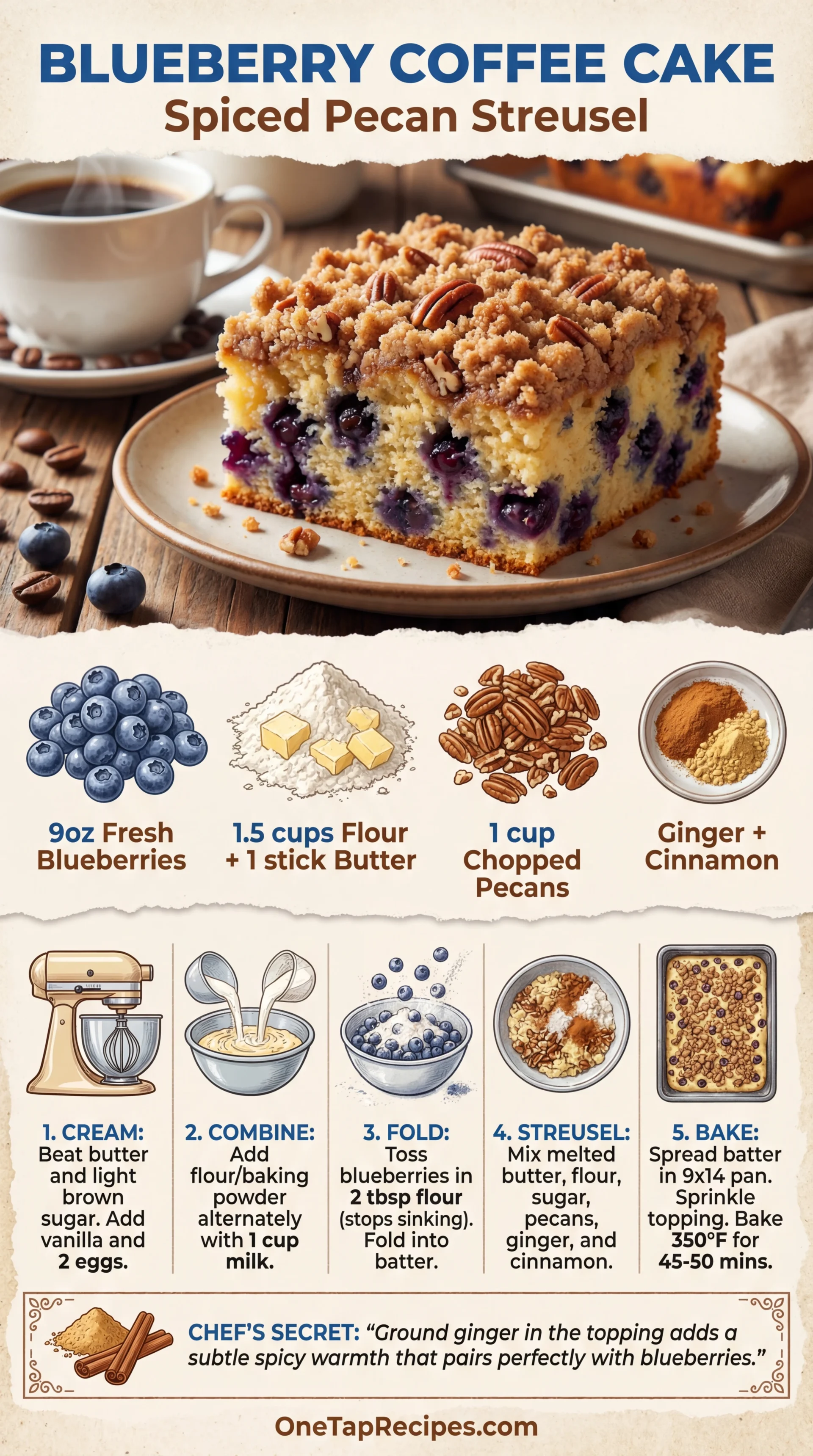Blueberry Coffee Cake