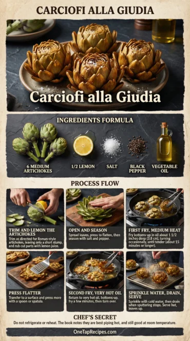 Carciofi alla Giudia - Crisp-Fried Whole Artichokes