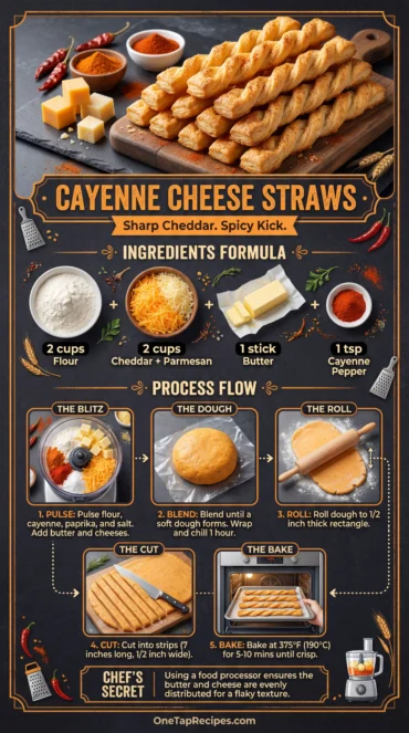 Cayenne Cheddar Cheese Straws