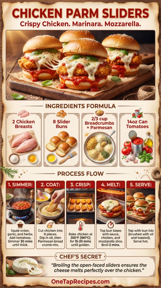 Chicken Parmesan Sliders