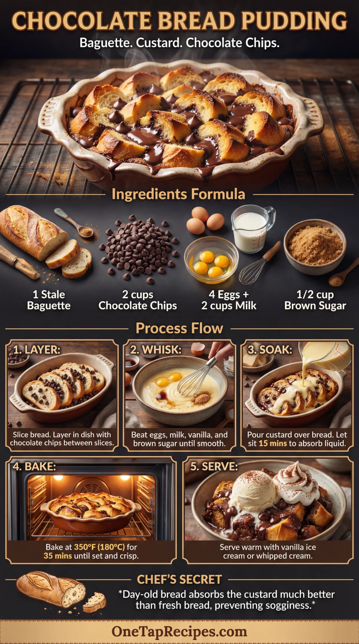 Chocolate Bread Pudding