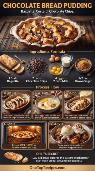 Chocolate Bread Pudding