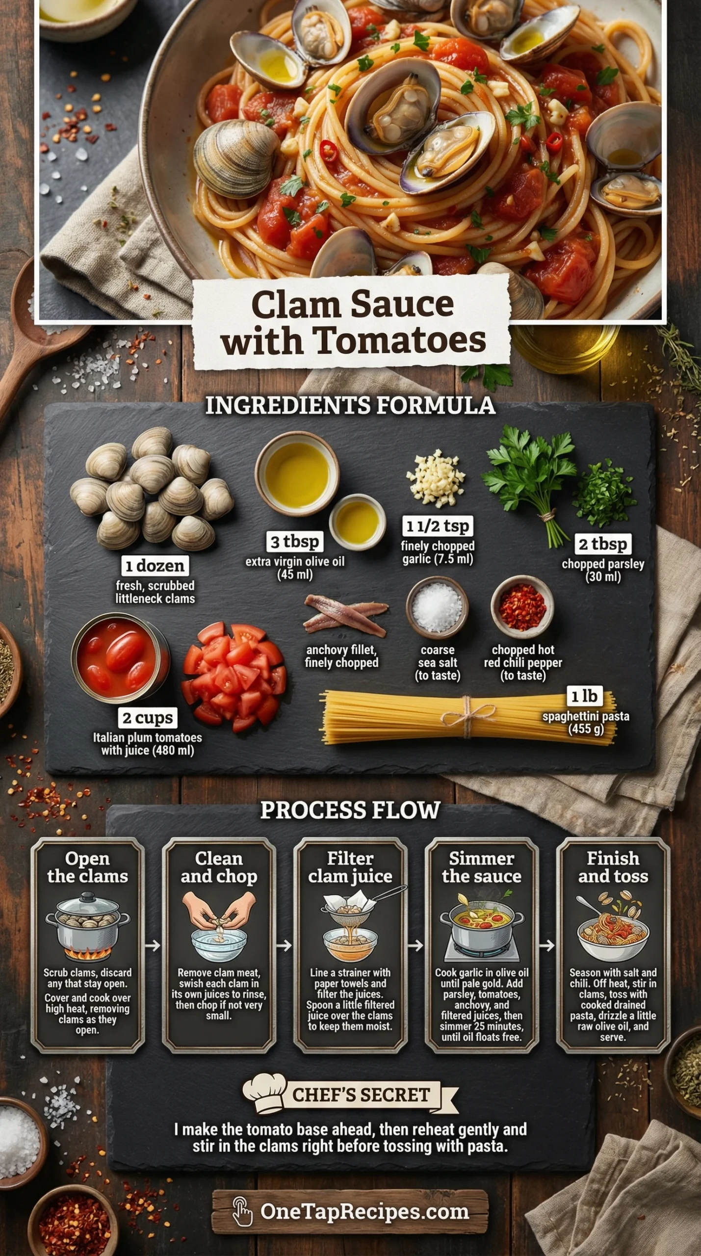 Clam Sauce with Tomatoes