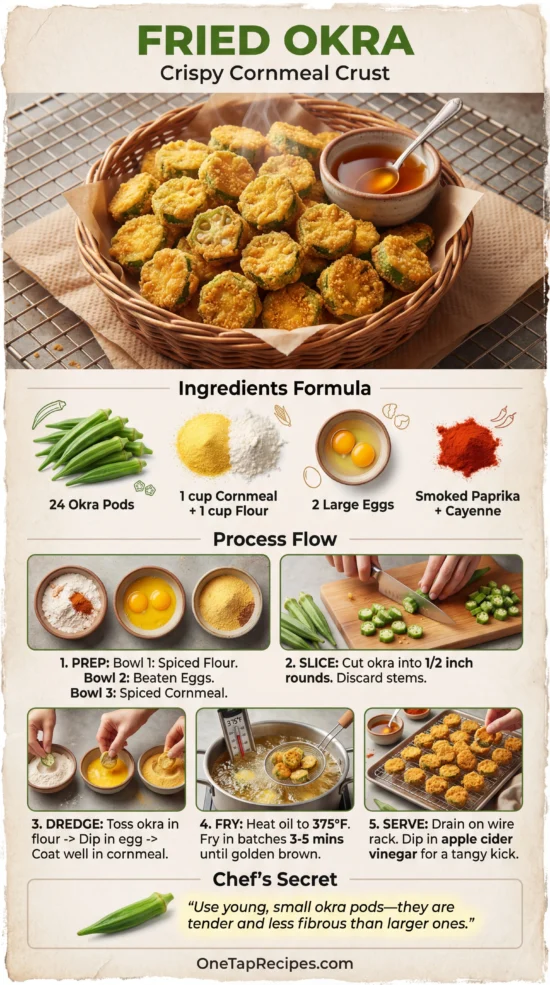 Cornmeal-Crusted Fried Okra