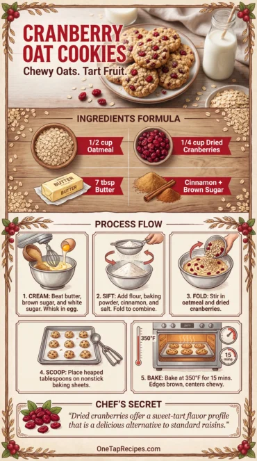 Cranberry Oatmeal Cookies