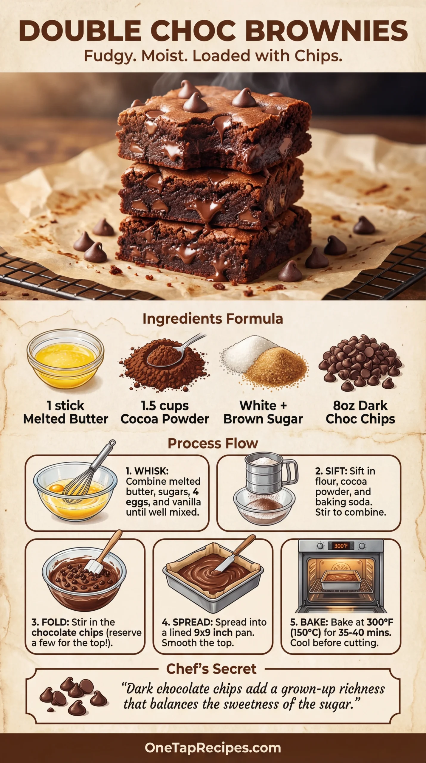 Double Chocolate Brownies