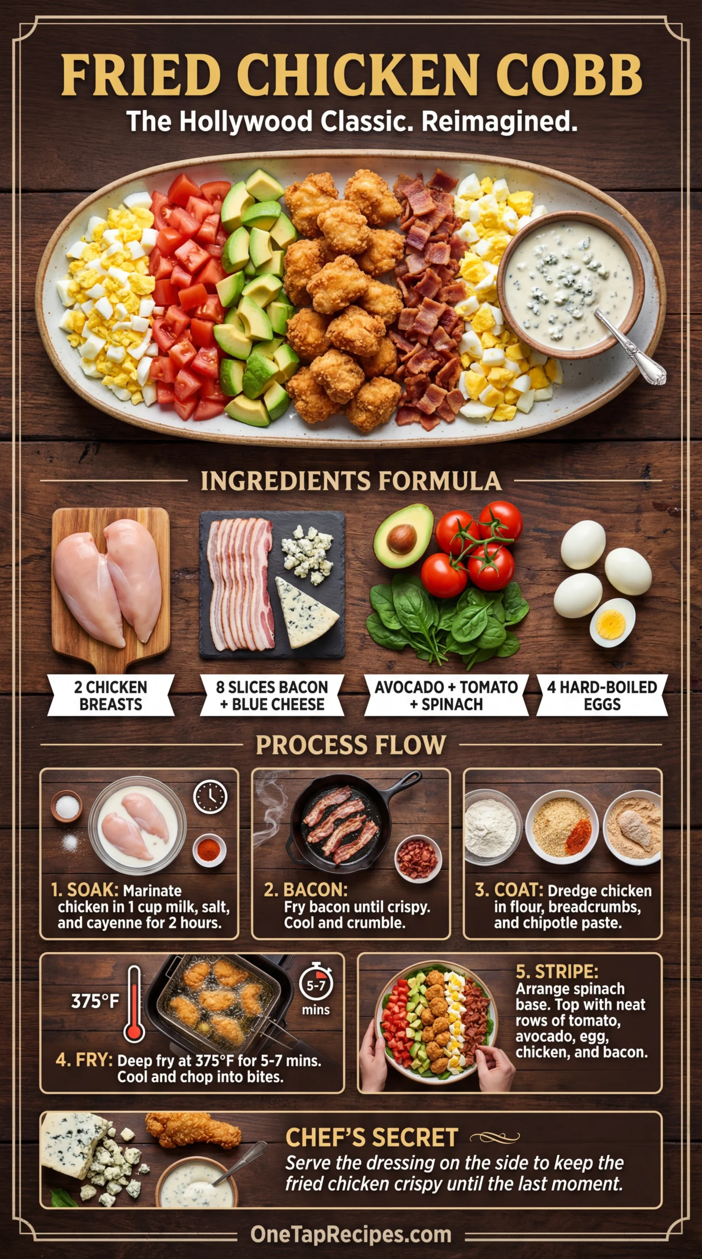 Fried Chicken Cobb Salad