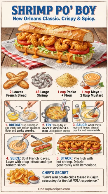 Fried Shrimp Po' Boys