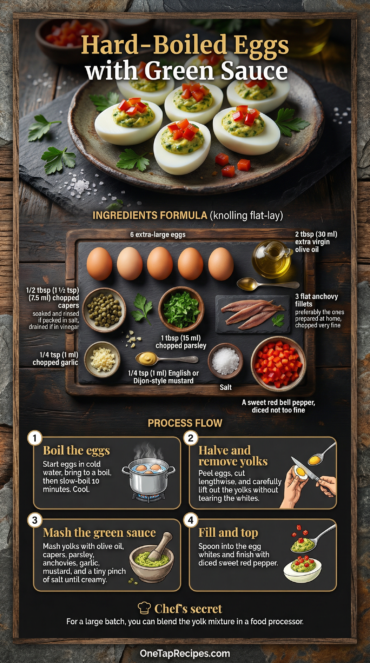 Hard-Boiled Eggs with Green Sauce