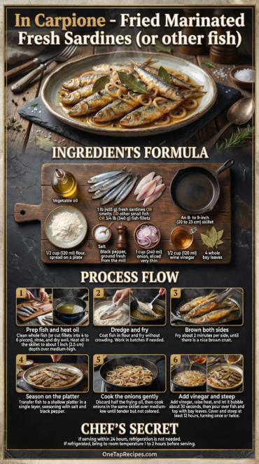 In Carpione - Fried Marinated Fresh Sardines (or other fish)