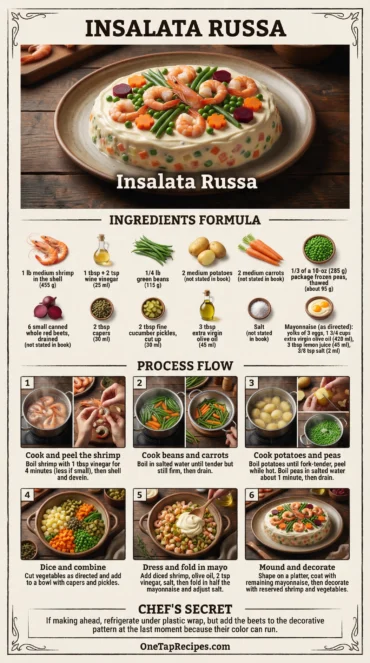 Insalata Russa - Shrimp Salad with Assorted Vegetables