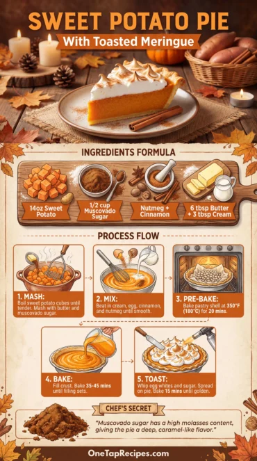 Meringue-Topped Sweet Potato Pie