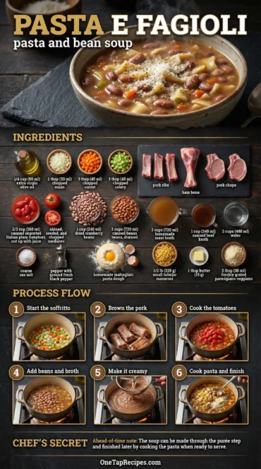 Pasta e Fagioli - Pasta and Bean Soup