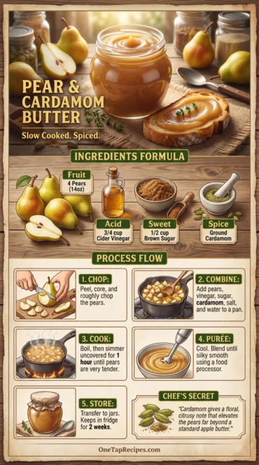 Pear and Cardamom Butter