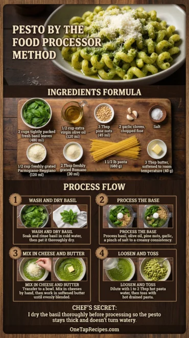 Pesto by the Food Processor Method