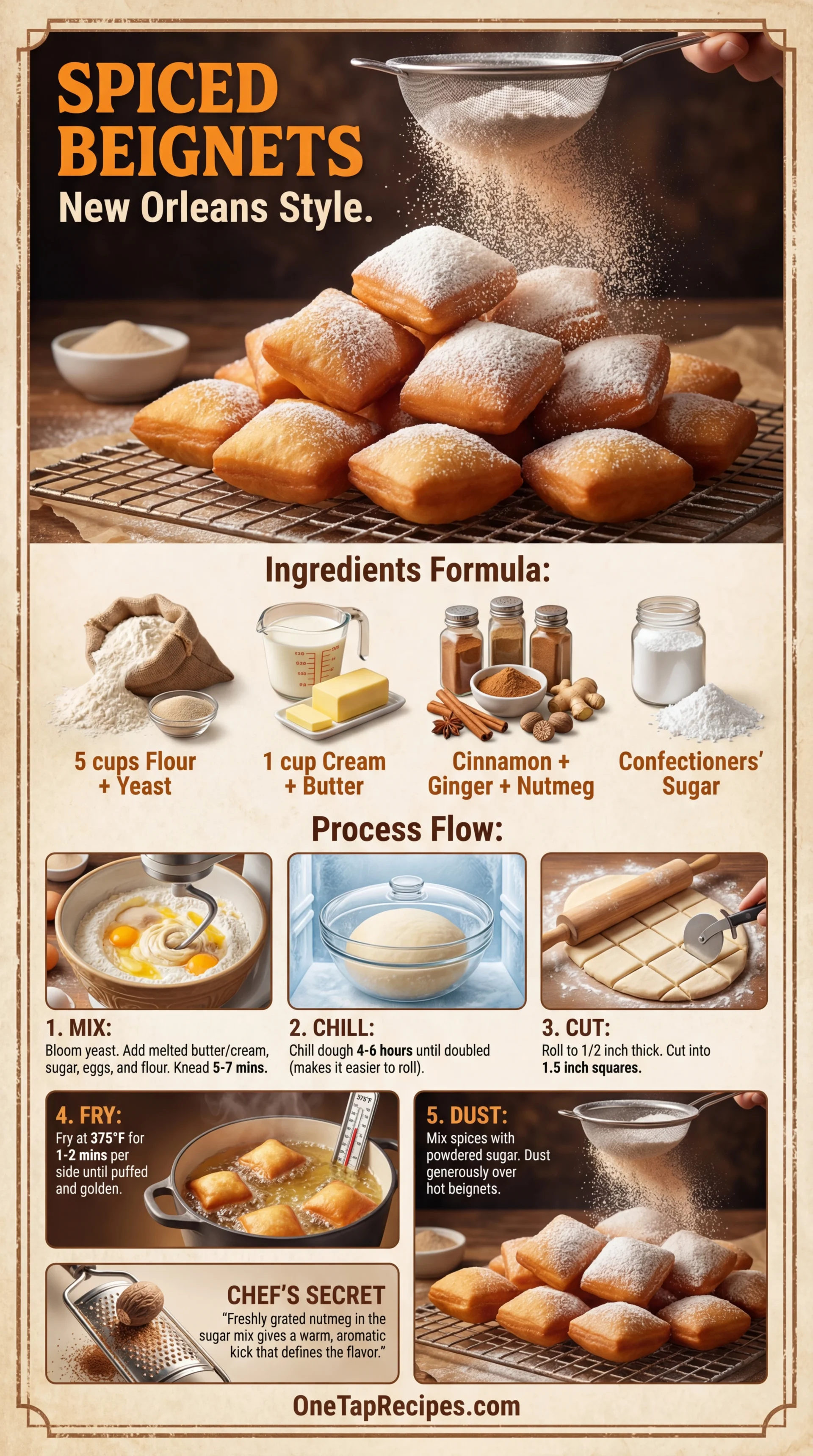 Pumpkin Pie Spice Beignets