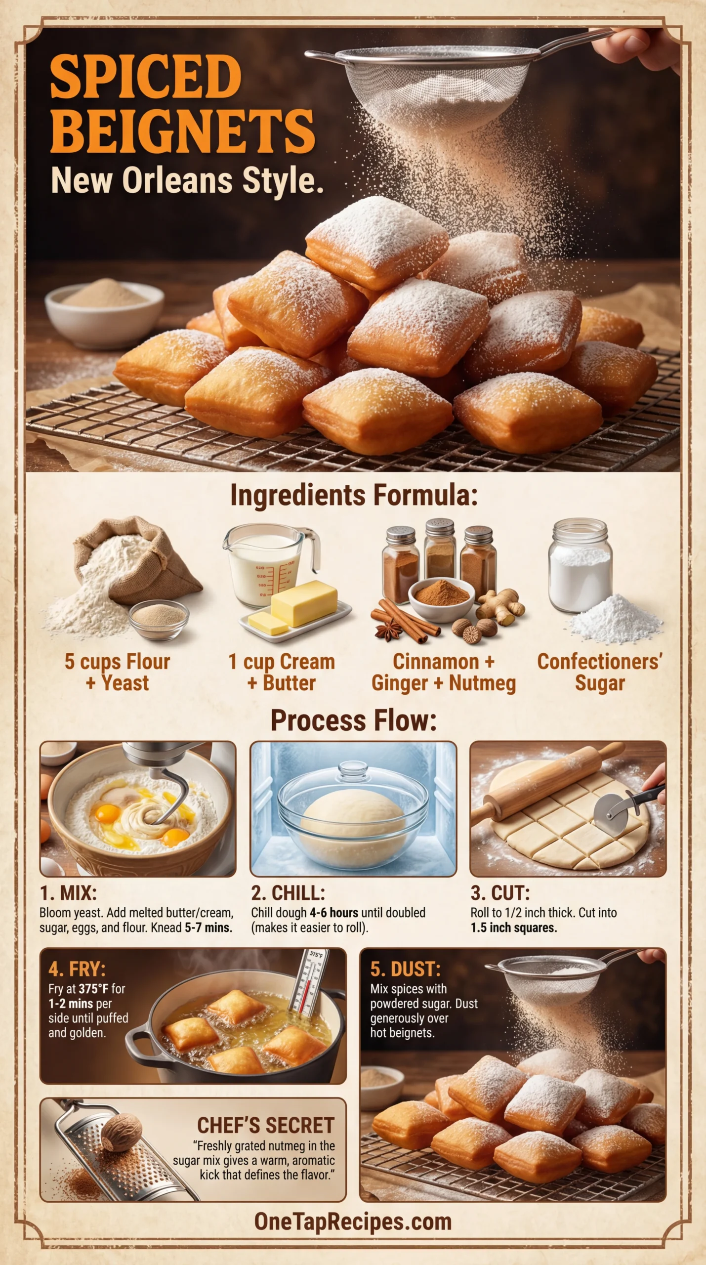 Pumpkin Pie Spice Beignets