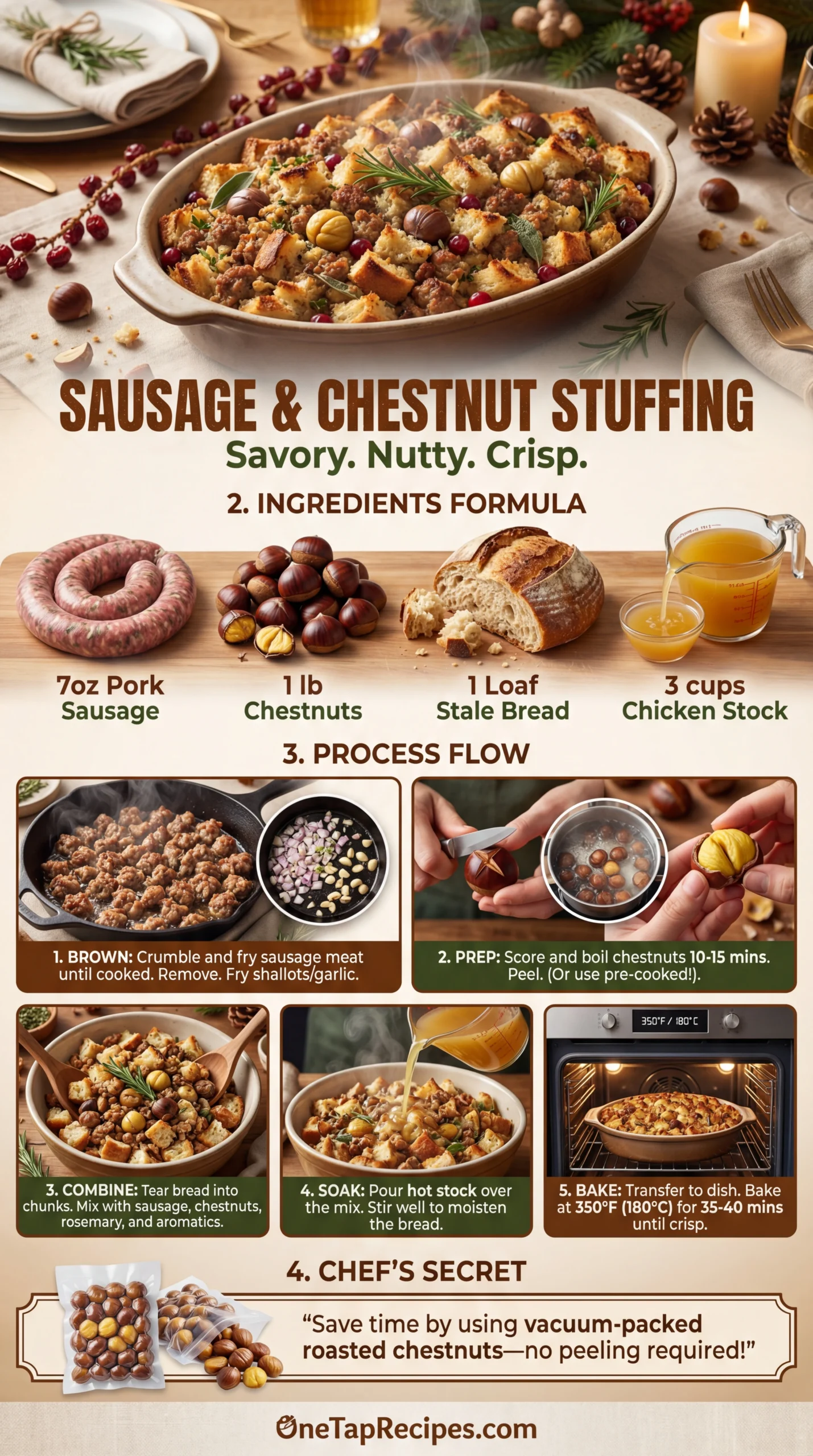 Sausage and Chestnut Stuffing
