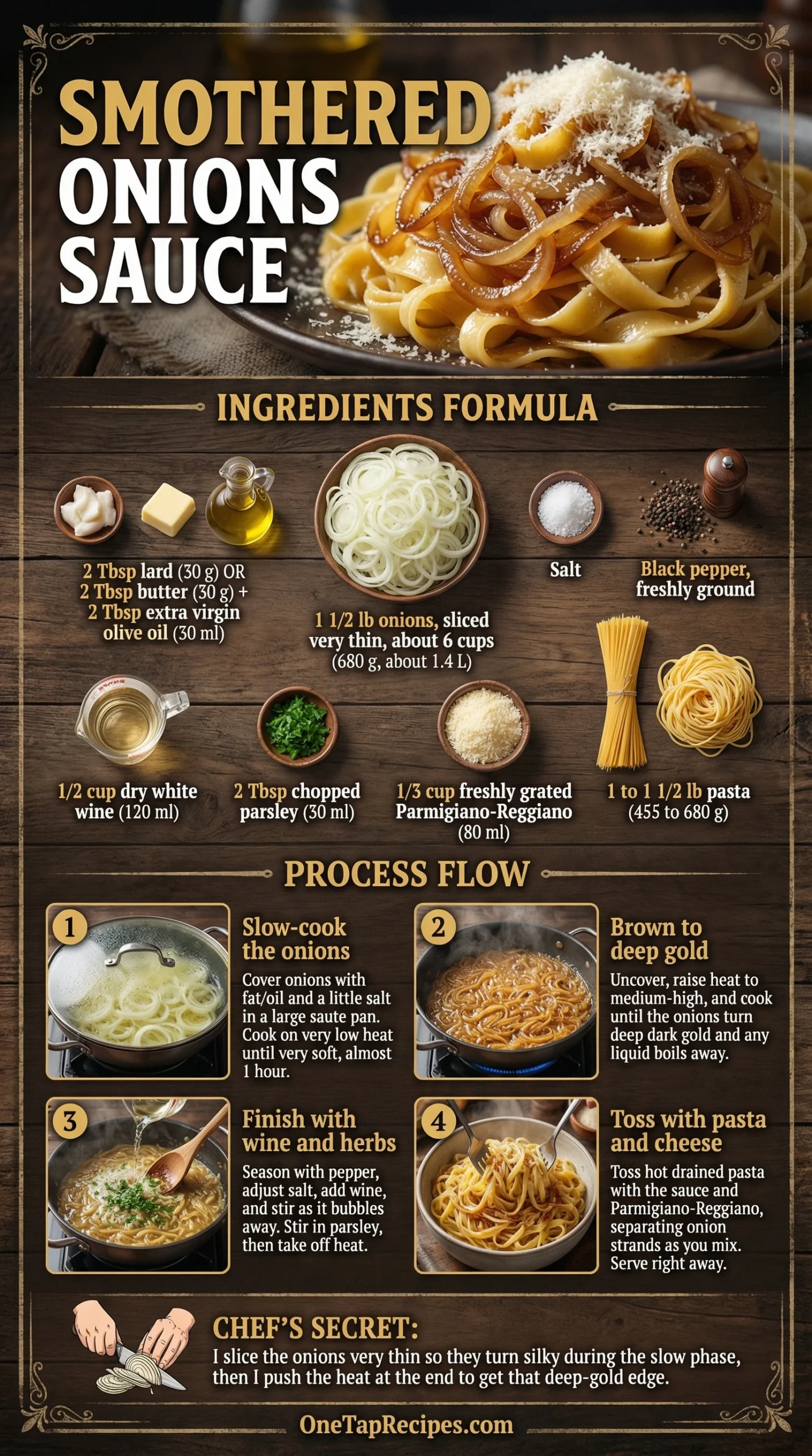 Smothered Onions Sauce