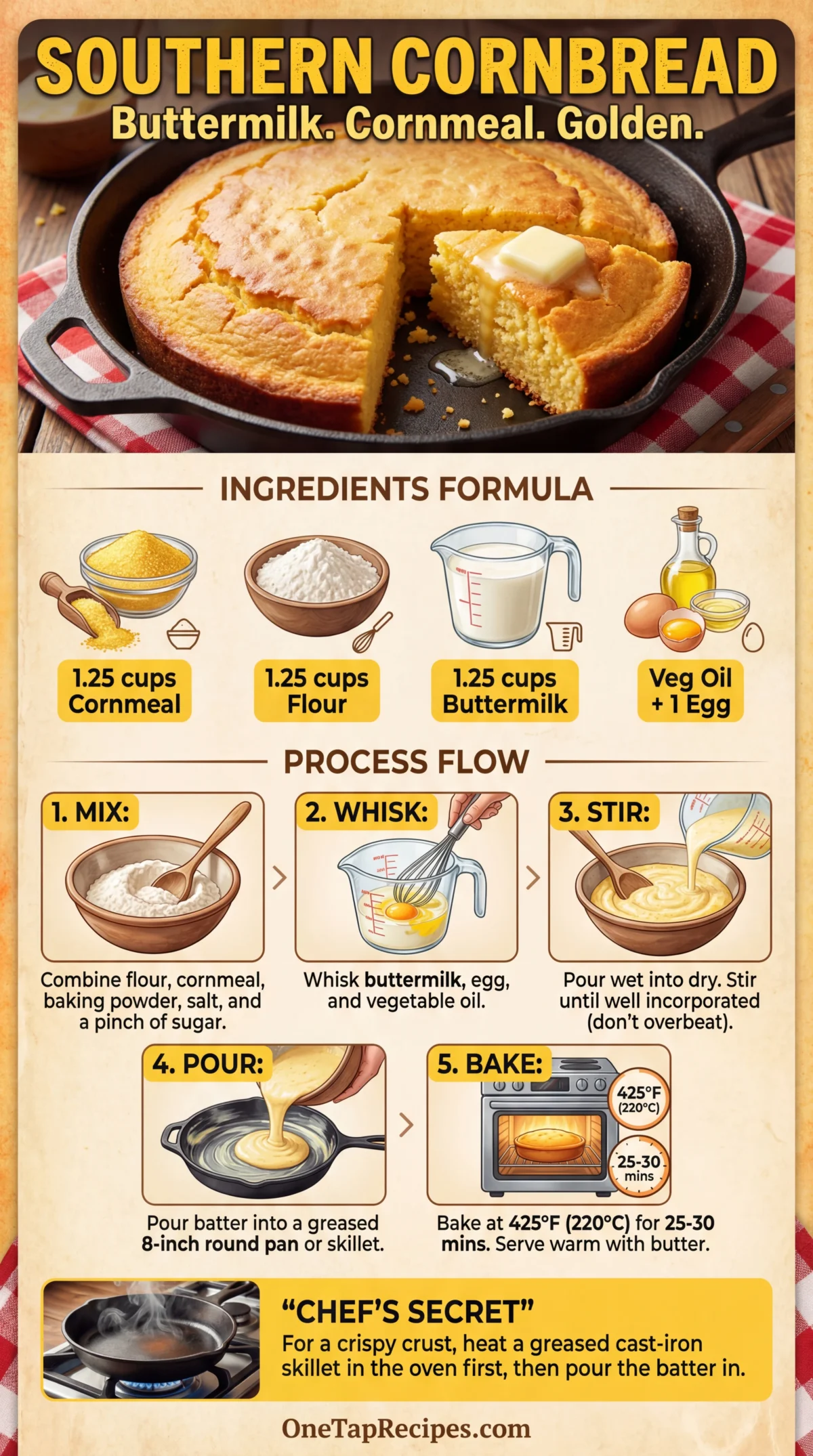 Southern-Style Cornbread