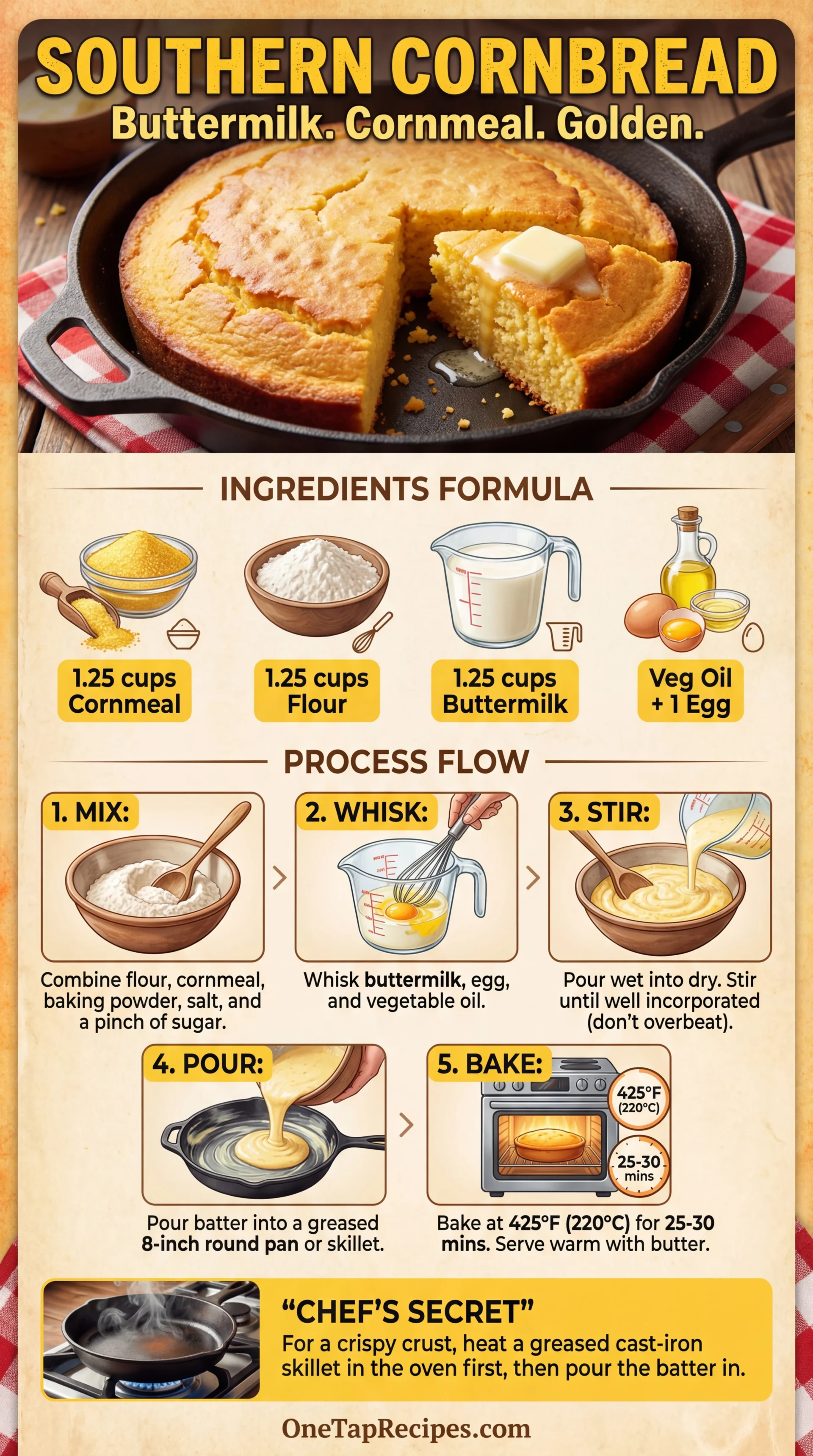 Southern-Style Cornbread