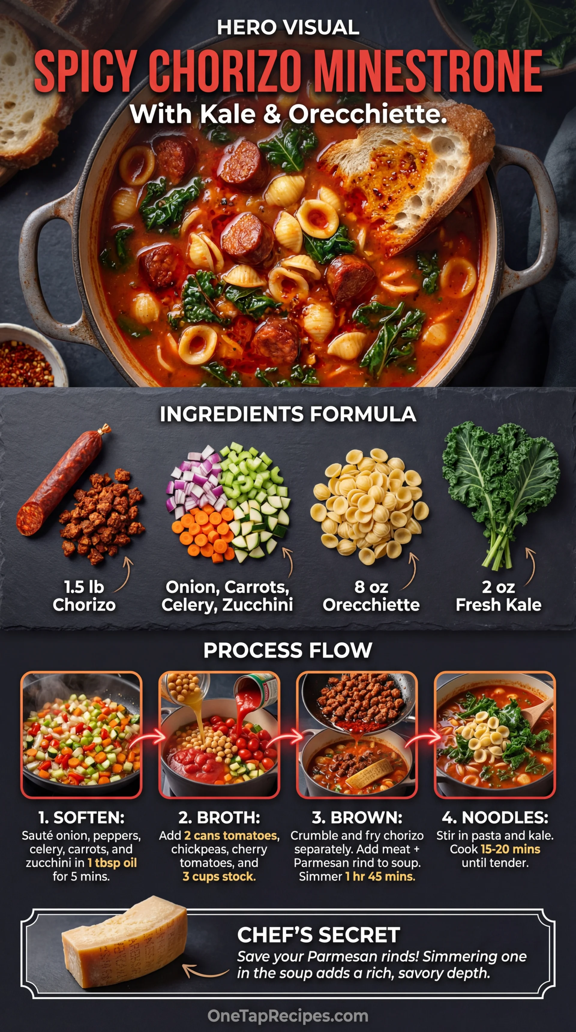 Spicy Chorizo Minestrone