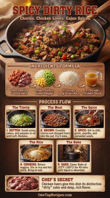 Spicy Chorizo-Style Dirty Rice