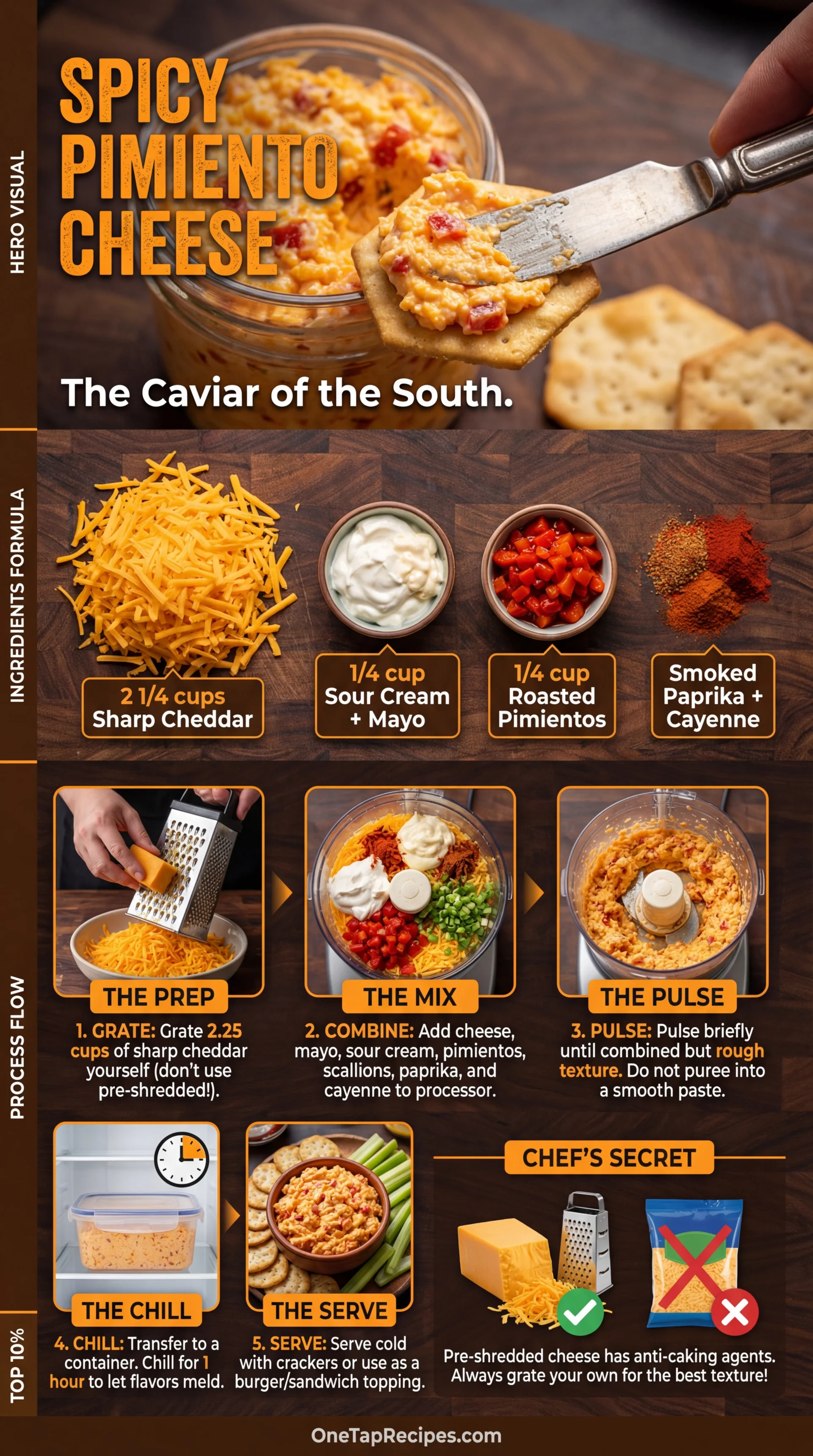 Spicy Pimiento Cheese Dip