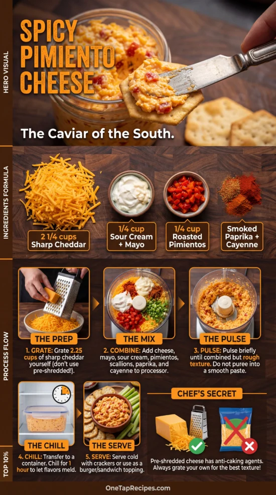 Spicy Pimiento Cheese Dip