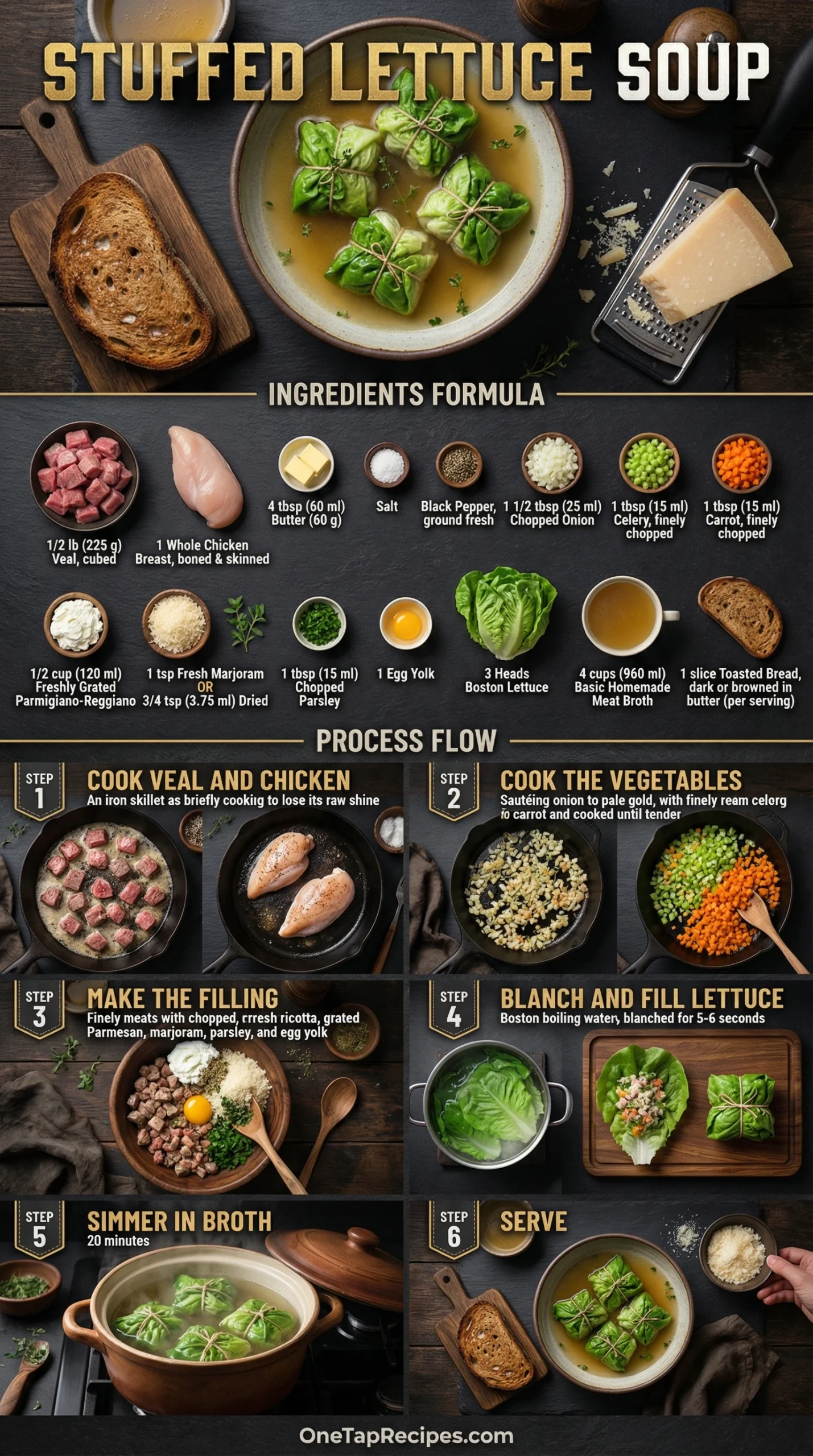 Stuffed Lettuce Soup