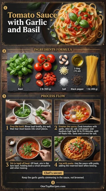 Tomato Sauce with Garlic and Basil