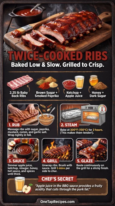 Twice-Cooked Baby Back Ribs