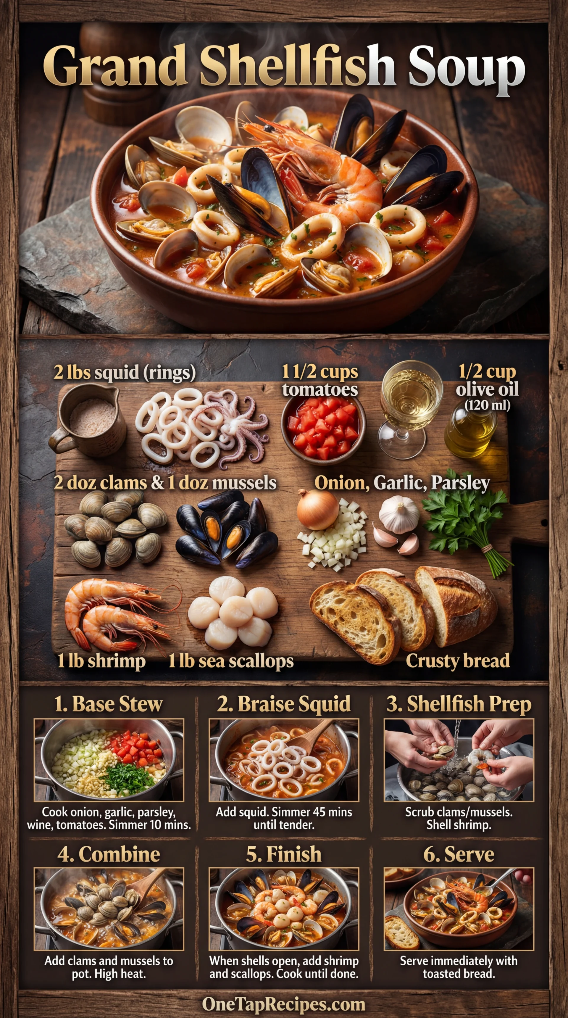 All-Shellfish and Mollusks Soup