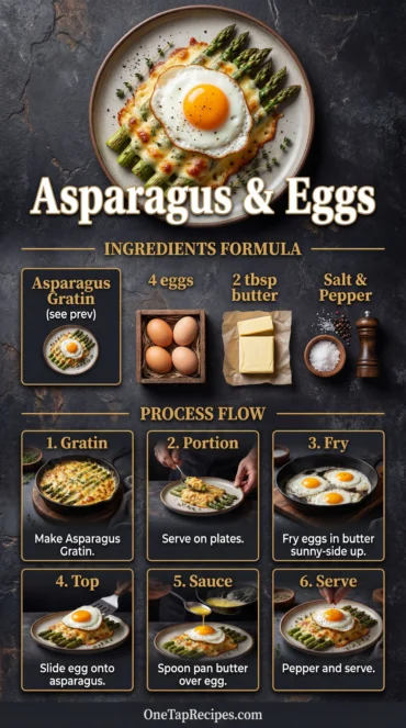 Asparagus with Fried Eggs (Asparagi alla Milanese)