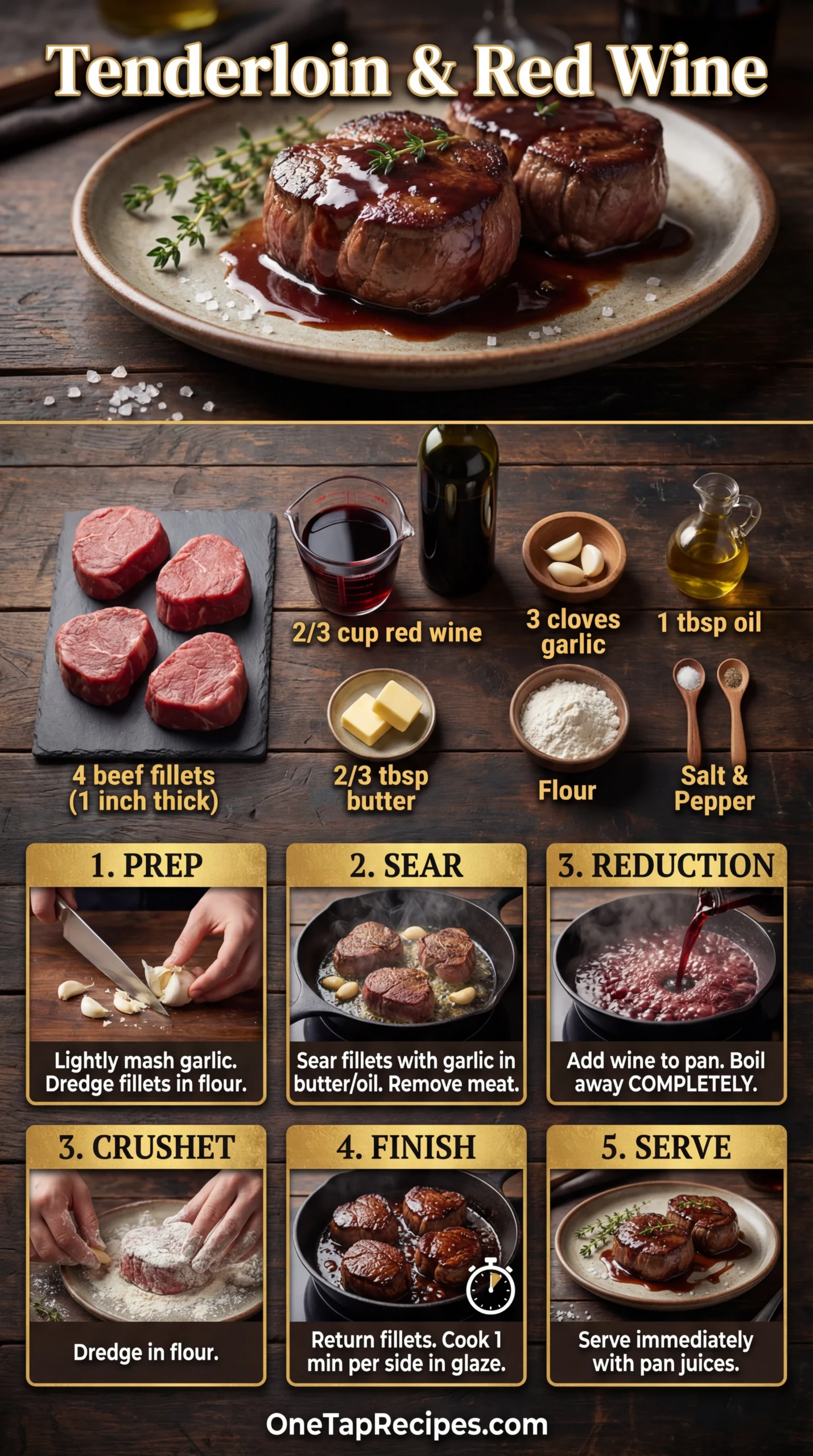 Beef Rolls with Red Cabbage and Chianti Wine