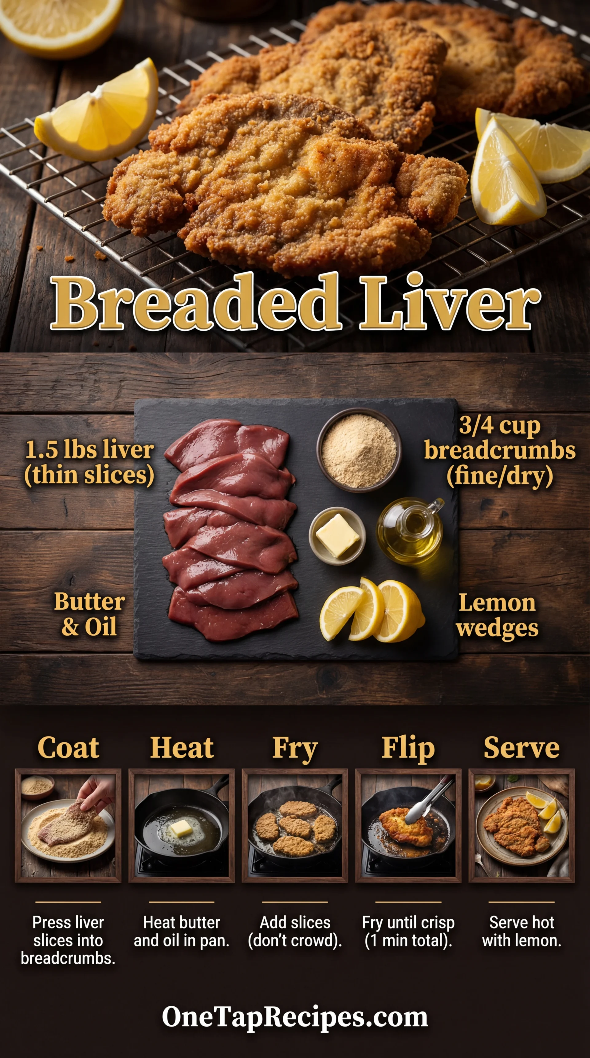 Breaded Calf’s Liver (Fegato Impanato)
