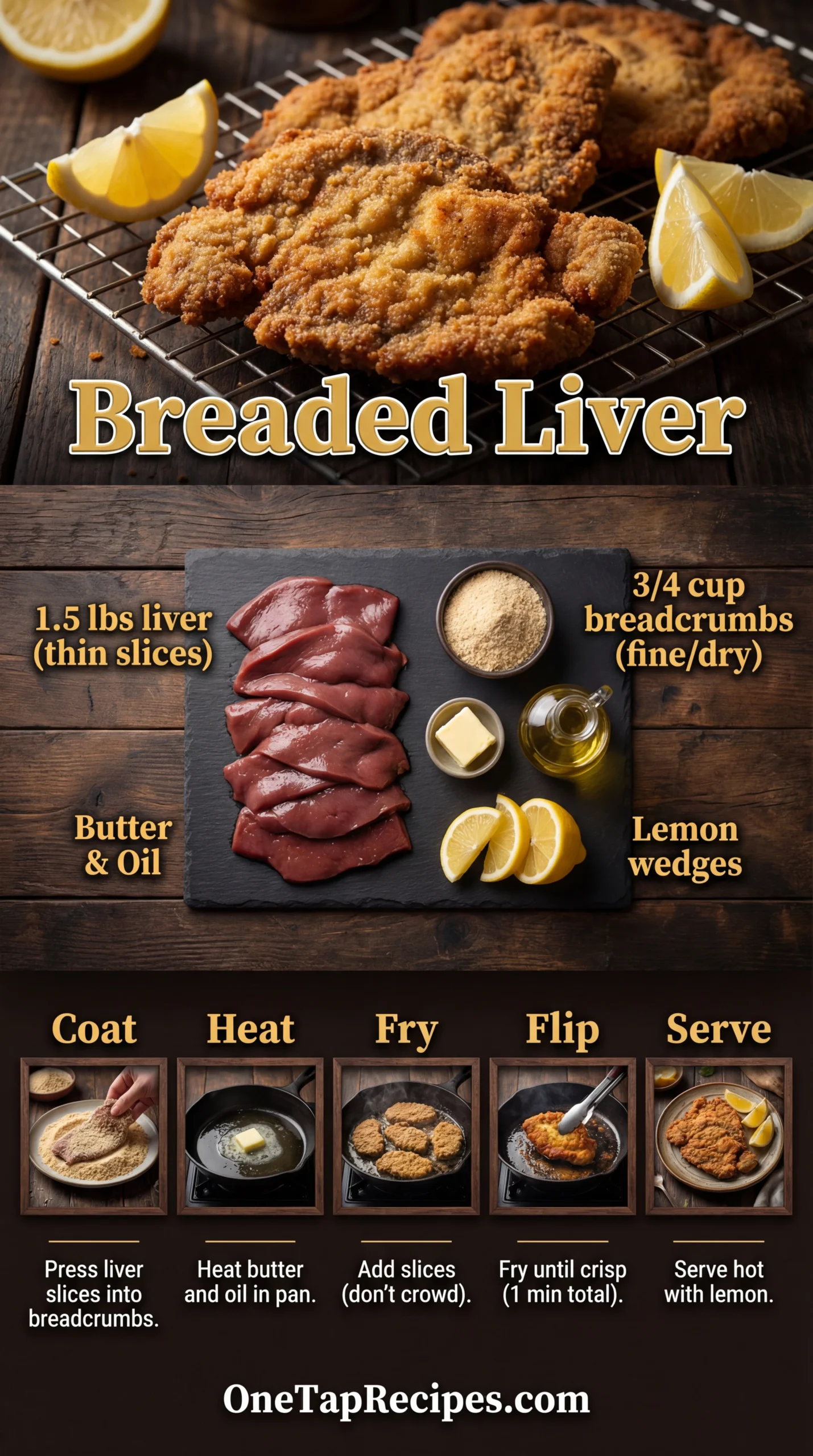 Breaded Calf’s Liver (Fegato Impanato)