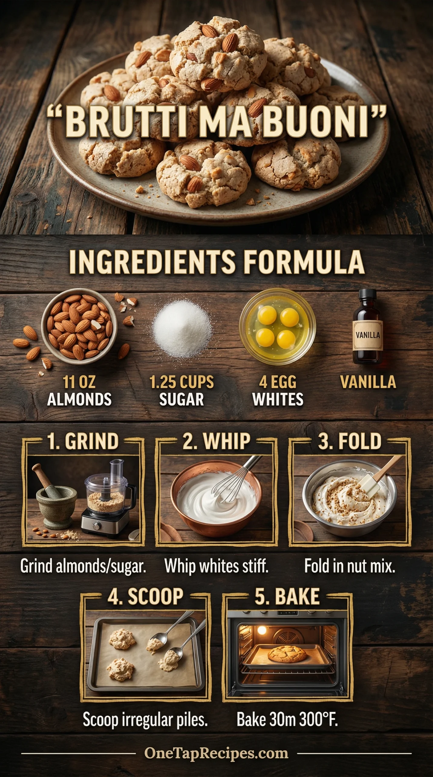 Brutti Ma Buoni (Ugly but Good Cookies)