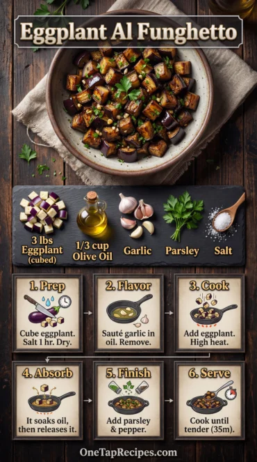 Eggplant Cubes, Al Funghetto