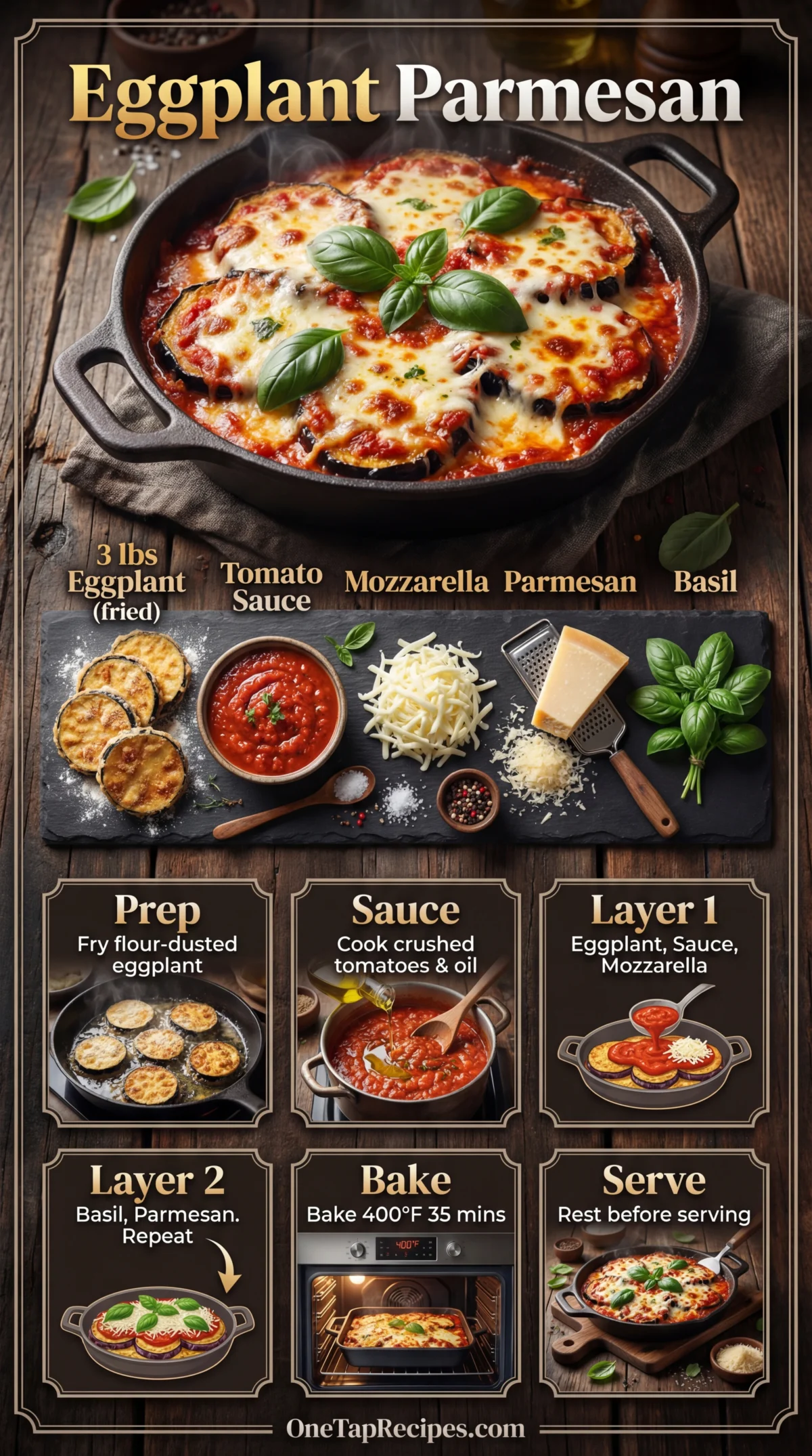 Eggplant Parmesan (Melanzane alla Parmigiana)