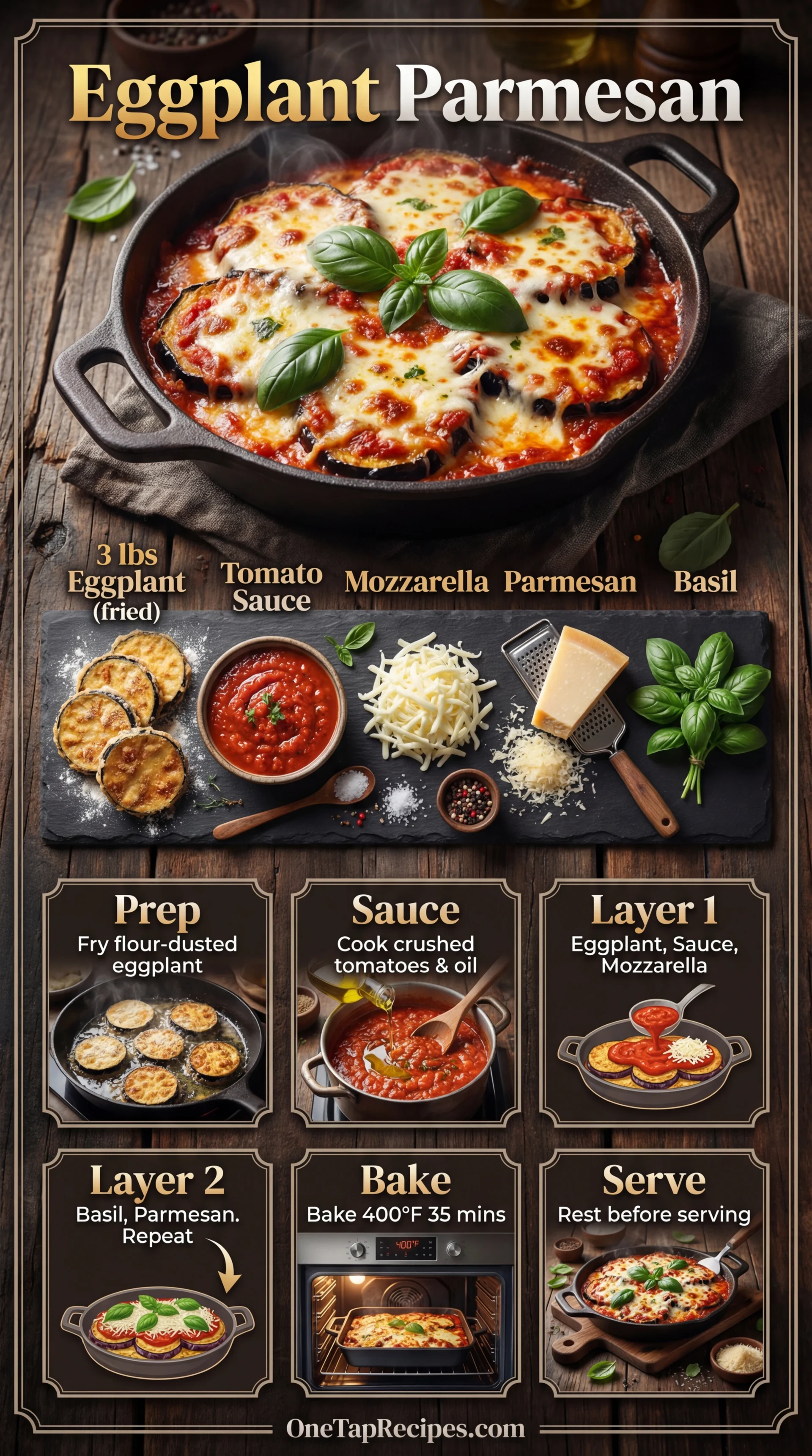 Eggplant Parmesan (Melanzane alla Parmigiana)