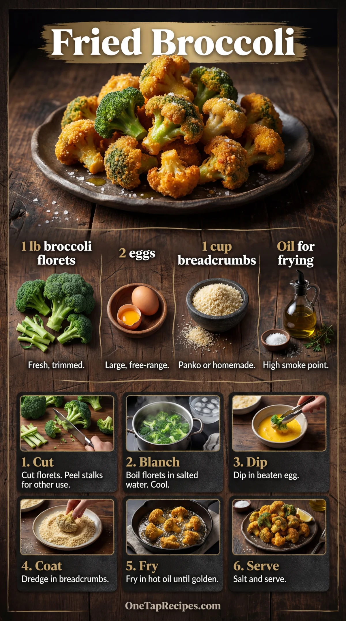 Fried Broccoli Florets