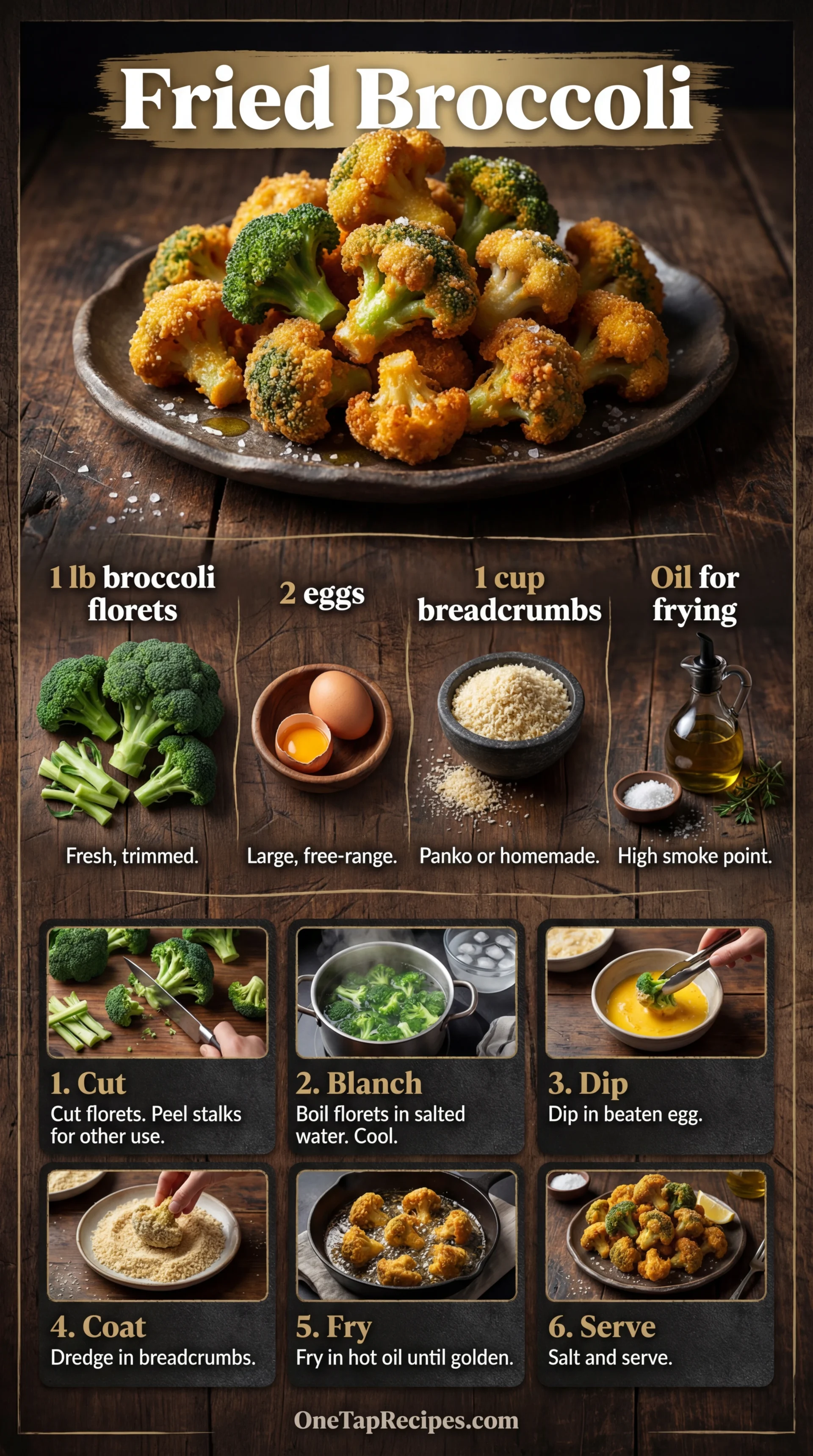 Fried Broccoli Florets