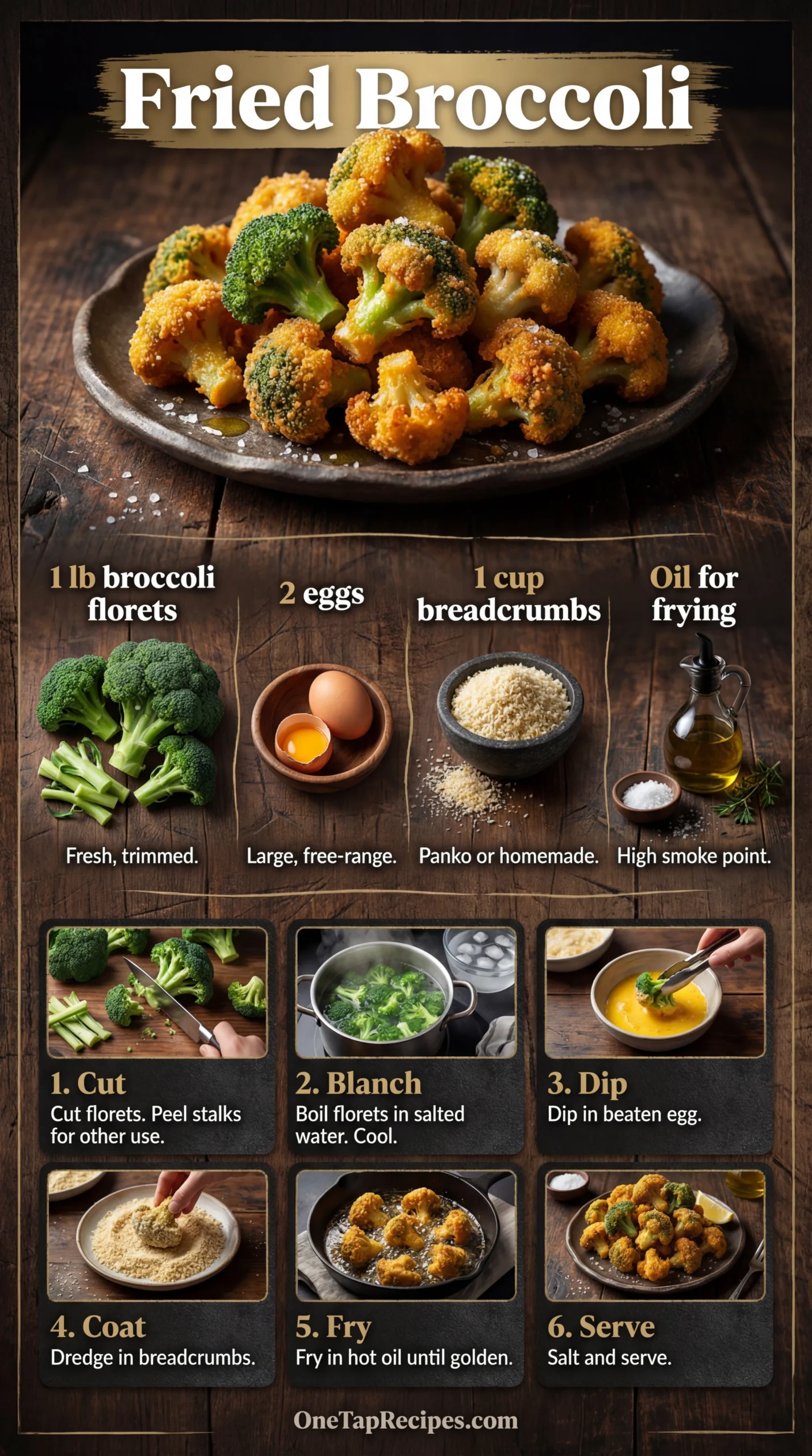 Fried Broccoli Florets