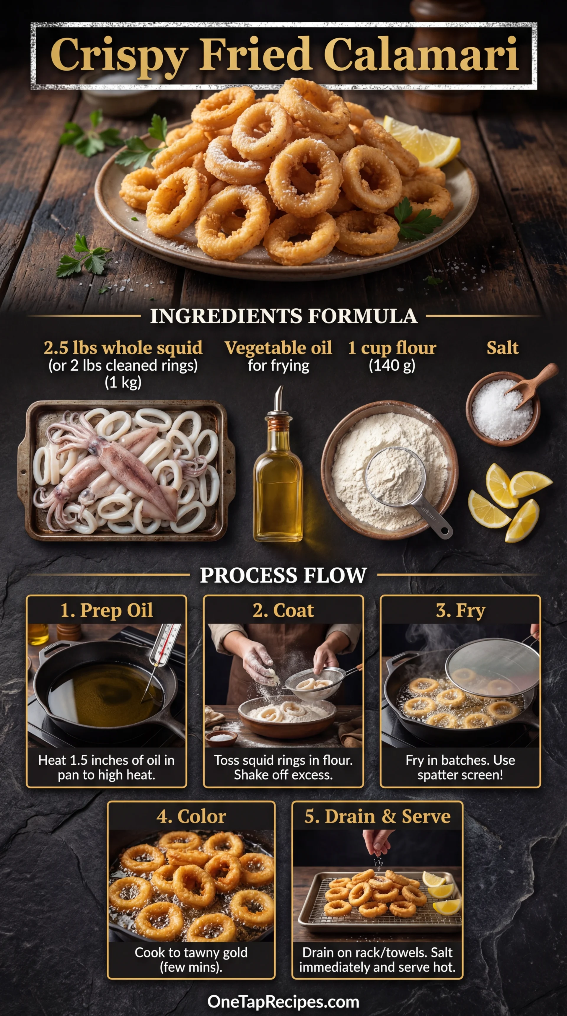 Fried Calamari (Squid)