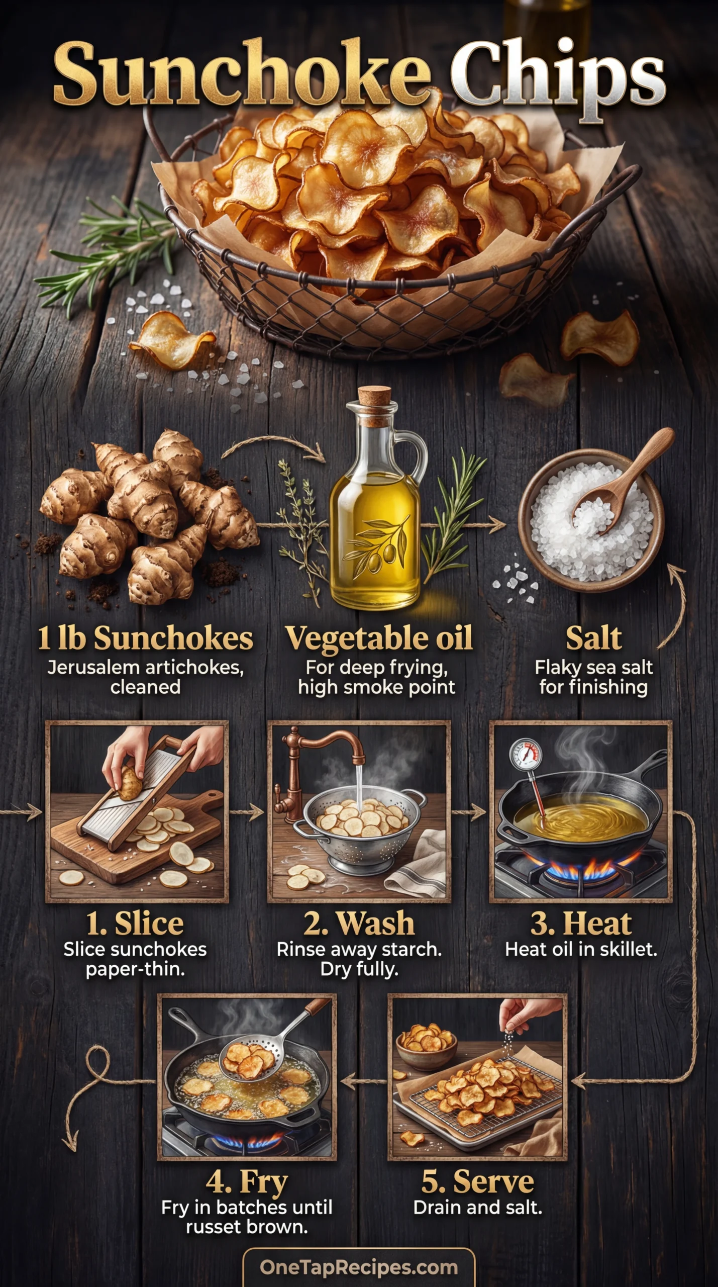 Fried Sunchoke Chips