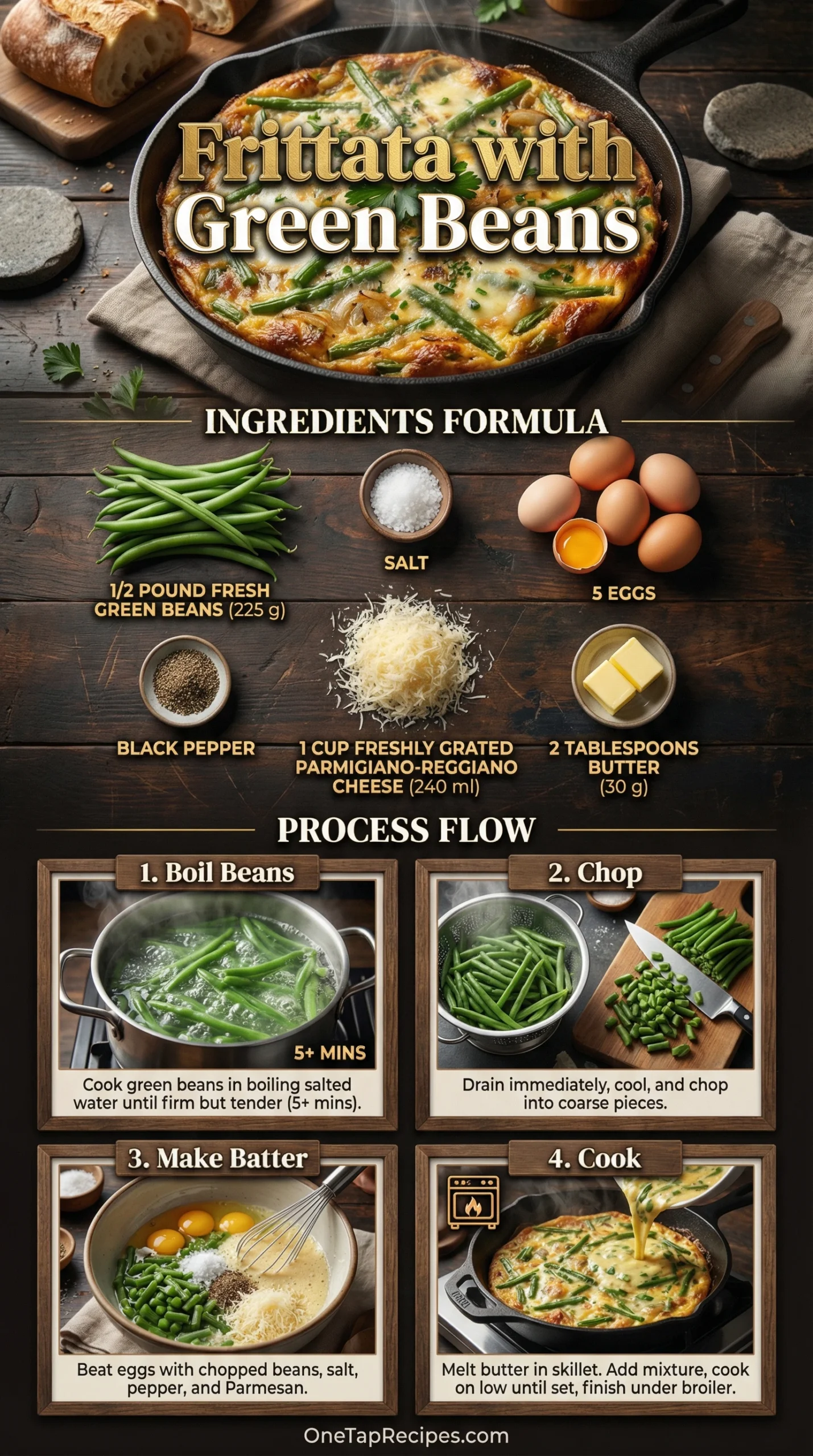 Frittata with Green Beans