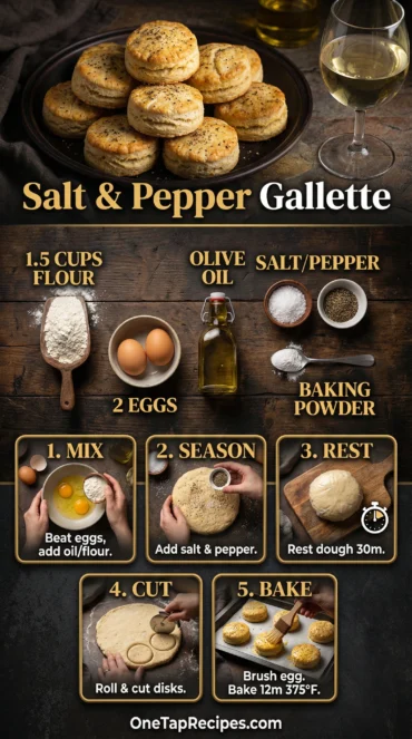 Gallette (Salt and Pepper Biscuits)